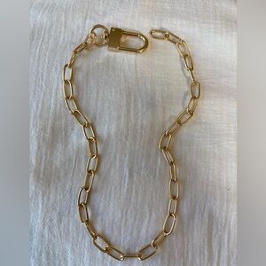 Faux Padlock Design‎ Chain Link Necklace